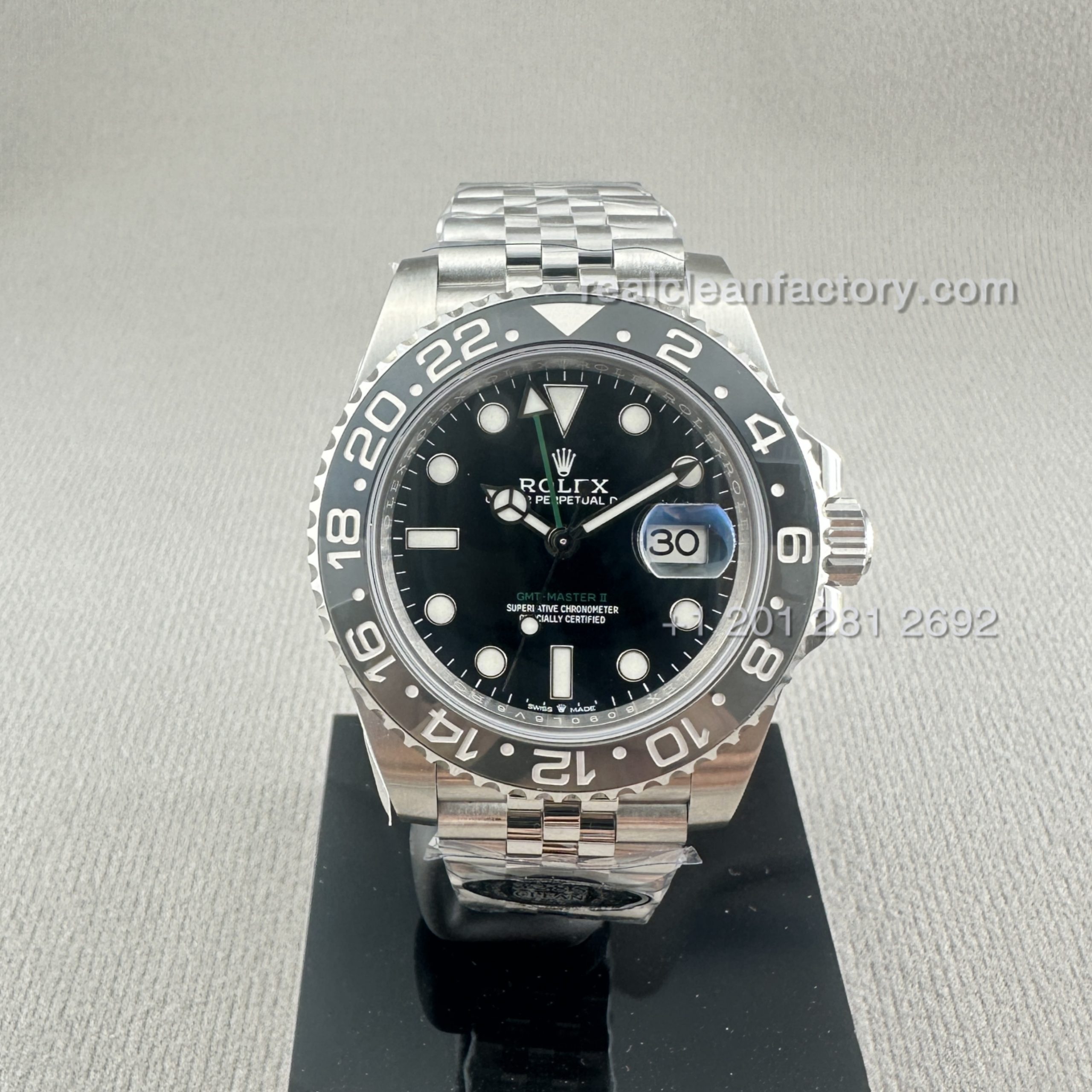 Clean Factory The Latest Version Top 1:1 New Rolex GMT-Master II Ref  126710GRNR-0003 “Bruce Wayne”Men's Steel Jubilee Bracelet Watch Clone 3285  Movement – Real Clean Factory Rolex Official Website -Recognized by Forums