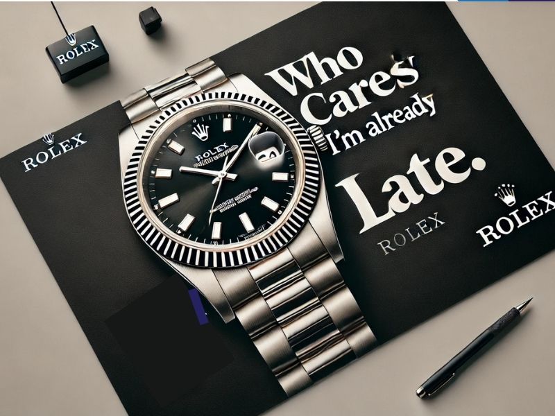 Who Cares I’m Already Late Rolex Watch Explained