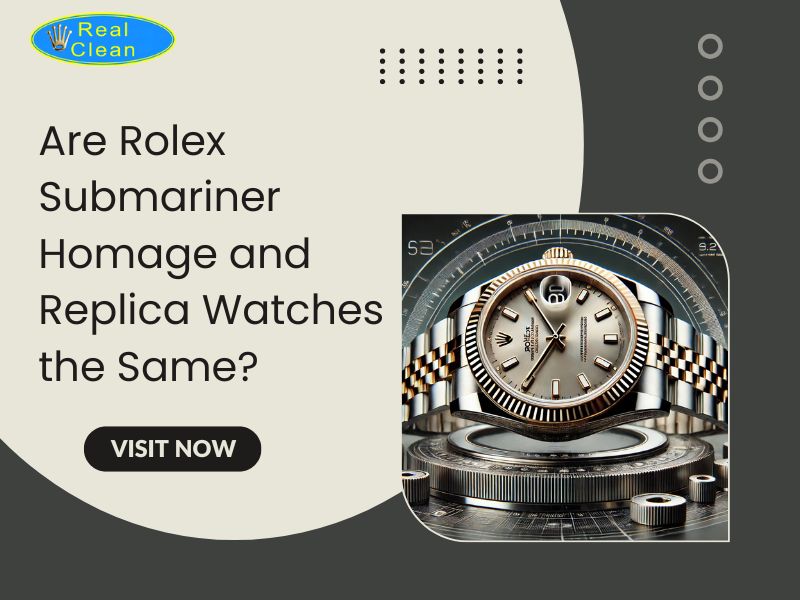 Are Rolex Submariner Homage and Replica Watches the Same?